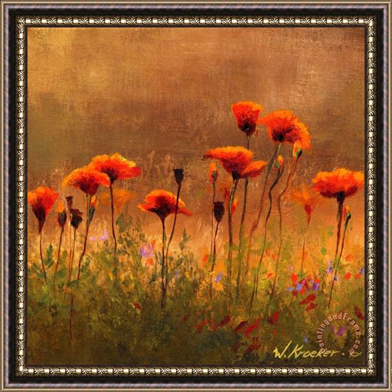 Wendy Kroeker California Poppies 3 Framed Print