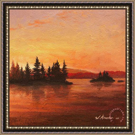 Wendy Kroeker Lake of The Woods 2 Framed Painting