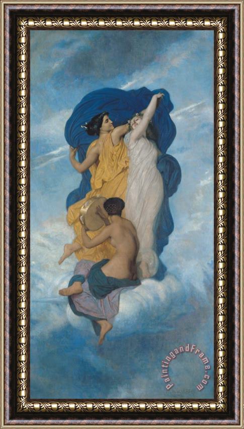 William Adolphe Bouguereau The Dance Framed Painting