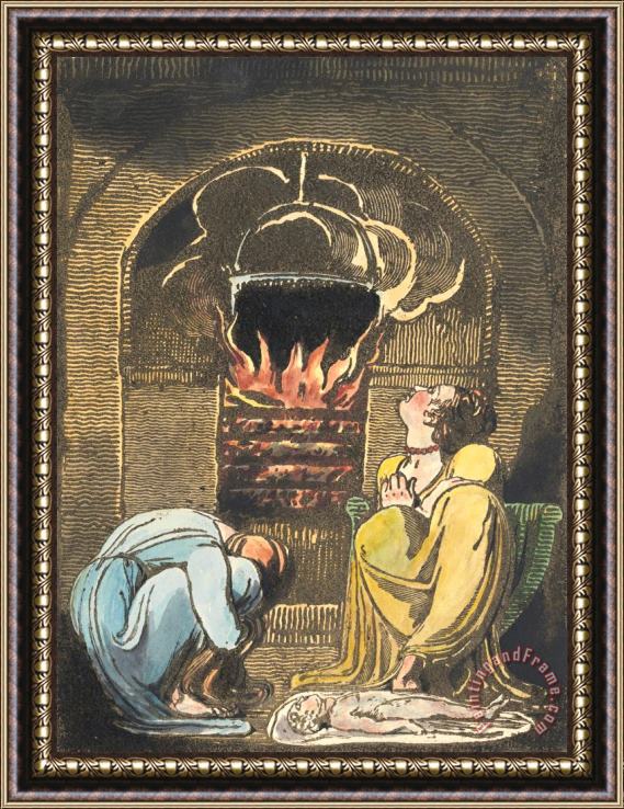 William Blake Europe. a Prophecy, Plate 8 (bentley 9) Framed Print