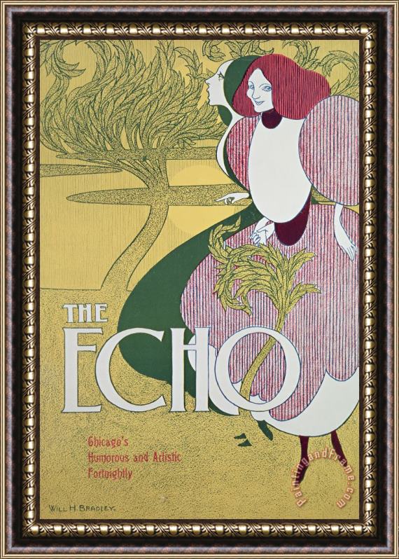 William Bradley Front cover of The Echo Framed Painting