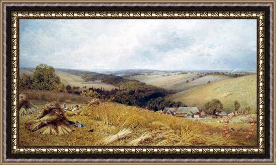 William Gosling A Hot Day in The Harvest Field Framed Print