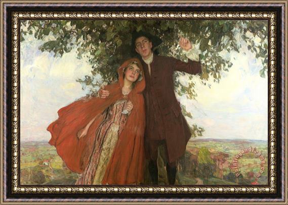 William Hatherell Tess Of The D'urbervilles Or The Elopement Framed Painting