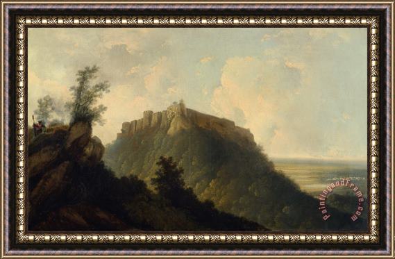William Hodges The Fort of Bidjegur Framed Painting