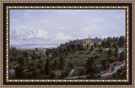 William Rickarby Miller Staten Island Framed Painting
