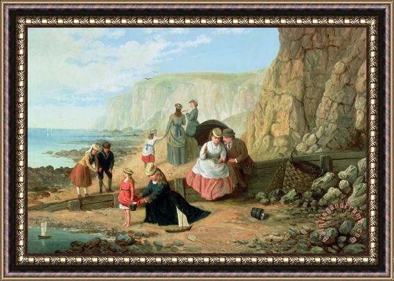 William Scott A Day at the Seaside Framed Painting