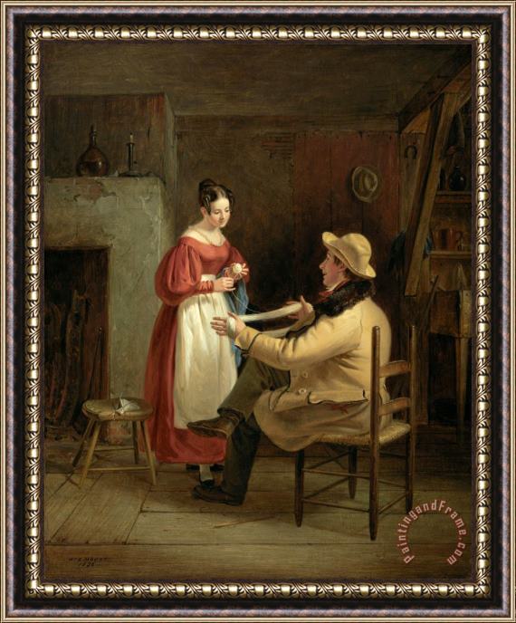 William Sidney Mount Winding Up Framed Painting