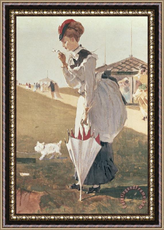 Winslow Homer Long Branch Framed Painting
