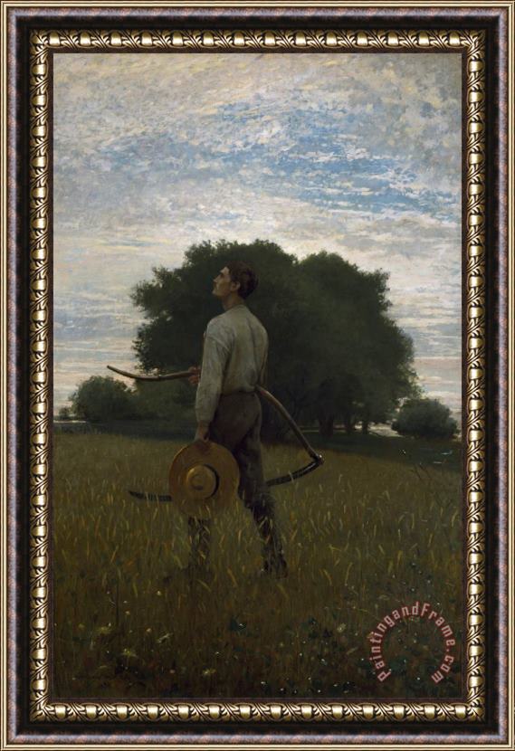 Winslow Homer Song of The Lark Framed Print