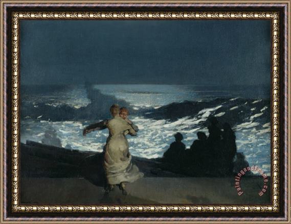 Winslow Homer Summer Night Framed Print