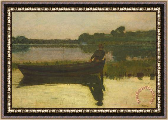 Winslow Homer Sunset Framed Print