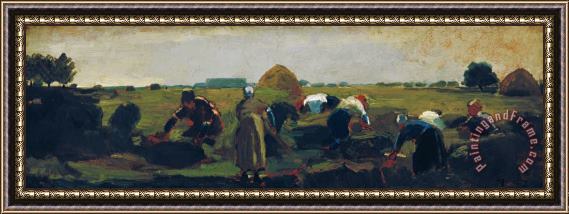 Winslow Homer The Gleaners Framed Print