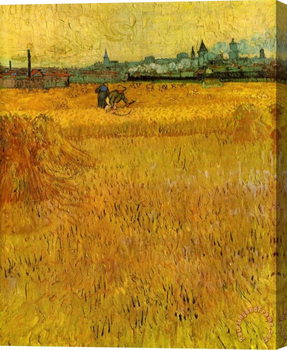 2017 new Wheat Field Van Gogh Stretched Canvas Painting / Canvas Art