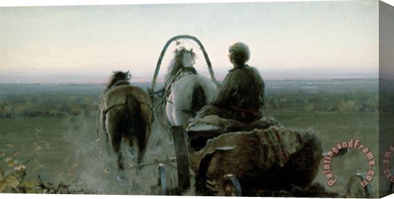 Abram Efimovich Arkhipov The Return Journey Stretched Canvas Print / Canvas Art