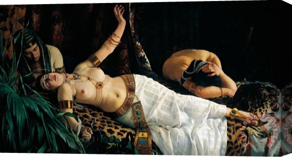 Achilles Glisenti Death Of Cleopatra Stretched Canvas Print / Canvas Art