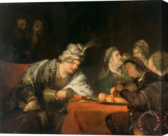 Aert de Gelder The Banquet of Ahasuerus Stretched Canvas Print / Canvas Art
