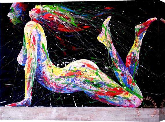 Agris Rautins Ecstasy 3 Stretched Canvas Print / Canvas Art
