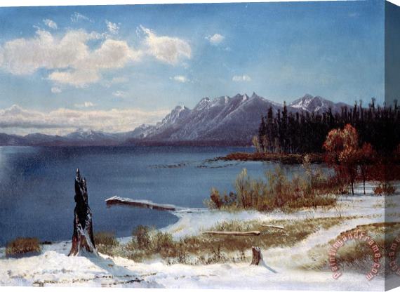 Albert Bierstadt Lake Tahoe Stretched Canvas Print / Canvas Art