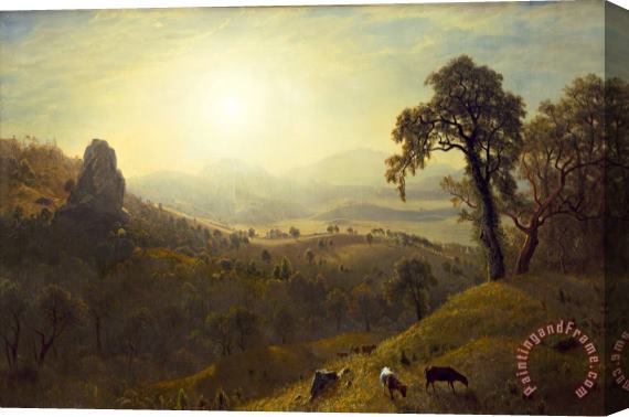 Albert Bierstadt San Rafael, California Stretched Canvas Print / Canvas Art