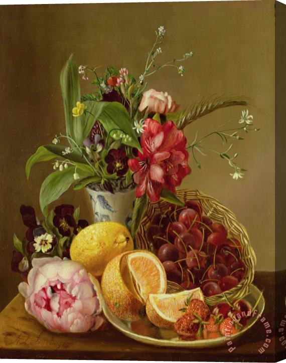 Albertus Steenberghen Still Life Stretched Canvas Painting / Canvas Art