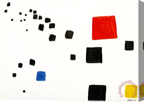 Alexander Calder Receding Blocks Stretched Canvas Painting / Canvas Art