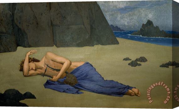 Alexandre Seon The Lamentation of Orpheus Stretched Canvas Print / Canvas Art