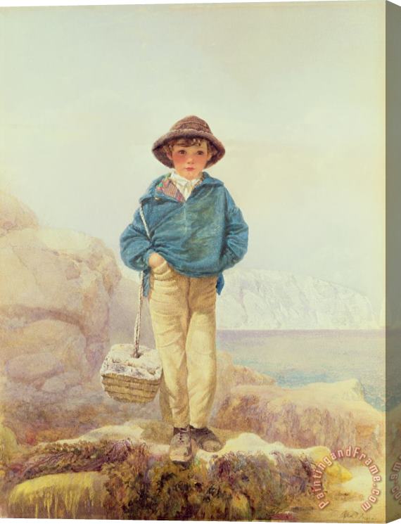 Alfred Downing Fripp Young England - A Fisher Boy Stretched Canvas Painting / Canvas Art