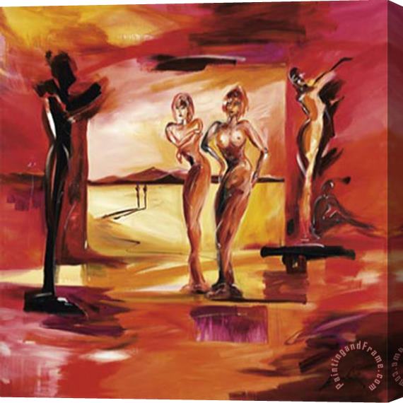alfred gockel Red Hotties Ii Stretched Canvas Painting / Canvas Art