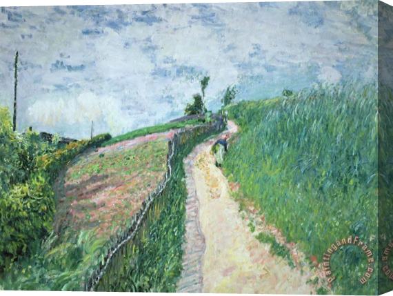 Alfred Sisley Path Leading To Ville D'avray Stretched Canvas Painting / Canvas Art