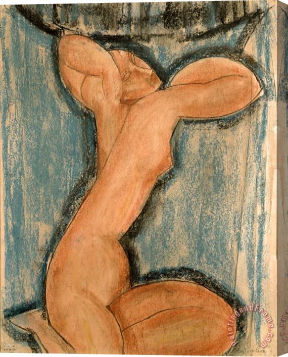 Amedeo Modigliani Caryatid Stretched Canvas Painting / Canvas Art