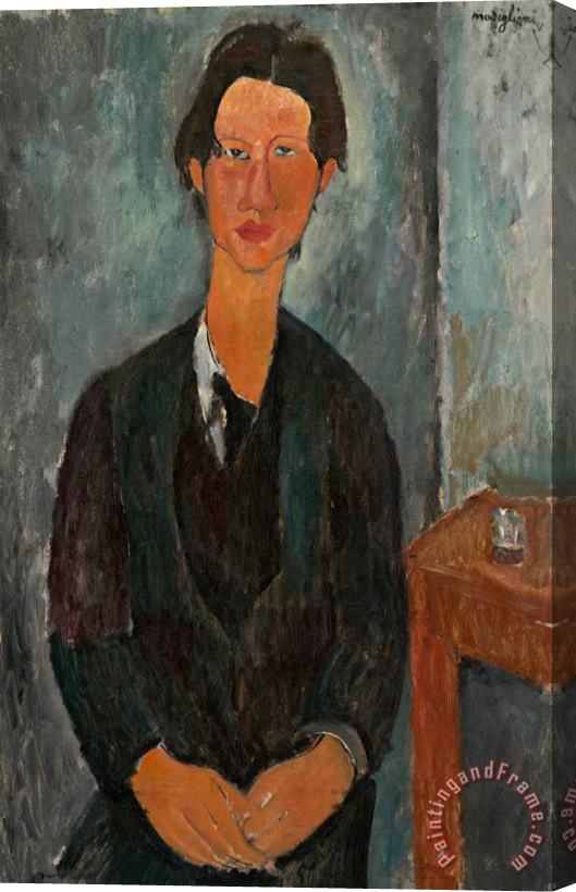 Amedeo Modigliani Chaim Soutine Stretched Canvas Print / Canvas Art