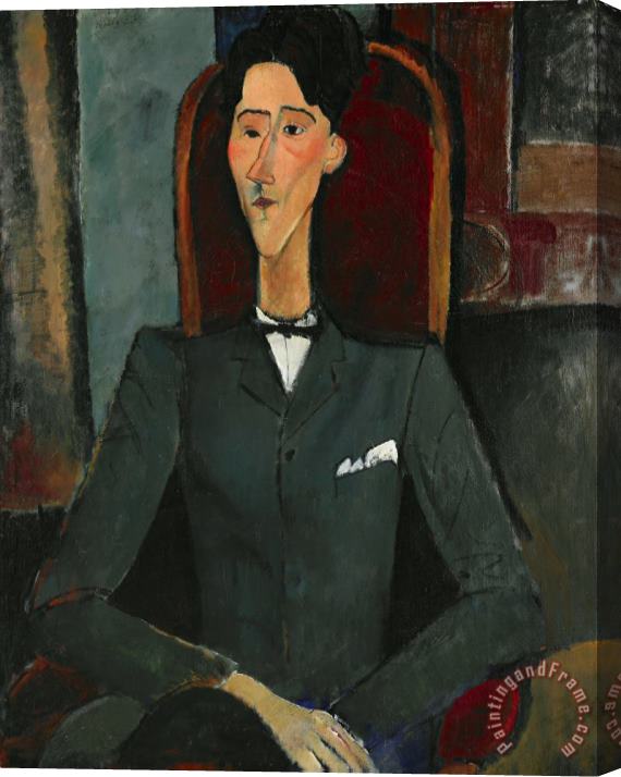 Amedeo Modigliani Jean Cocteau Stretched Canvas Print / Canvas Art