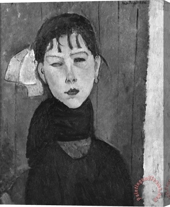 Amedeo Modigliani Marie, Young Woman of The People Stretched Canvas Painting / Canvas Art