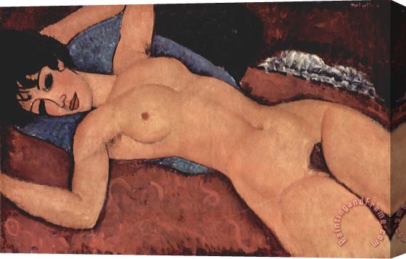 Amedeo Modigliani Reclining Nude Stretched Canvas Print / Canvas Art