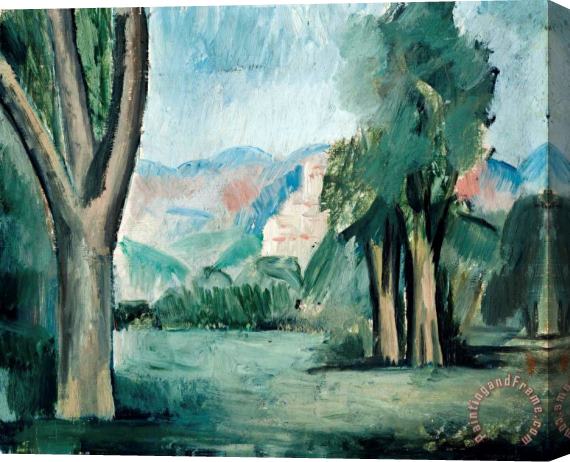 Andre Derain Paysage De Provence Stretched Canvas Print / Canvas Art