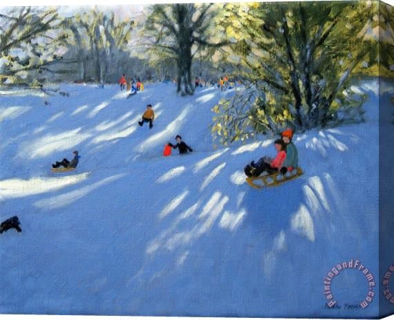 Andrew Macara Early snow Stretched Canvas Print / Canvas Art