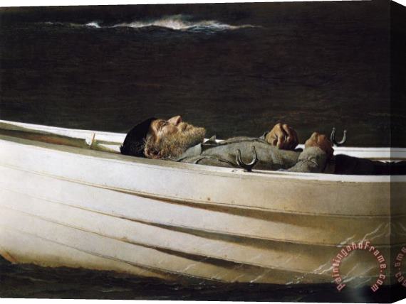 andrew wyeth Adrift 1982 Stretched Canvas Painting / Canvas Art