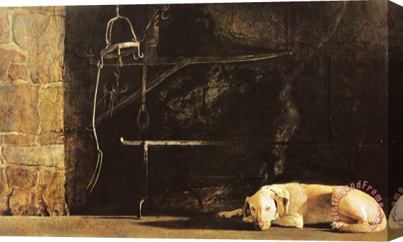 andrew wyeth Ides of March Stretched Canvas Print / Canvas Art