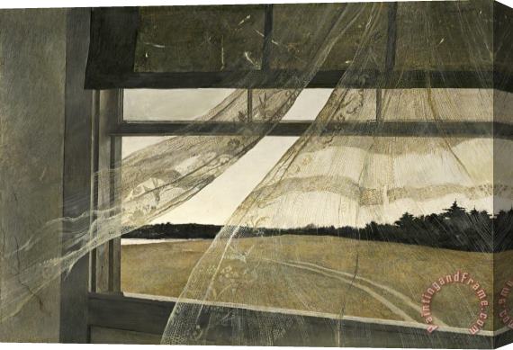 andrew wyeth Wind From The Sea, 1947 Stretched Canvas Painting / Canvas Art