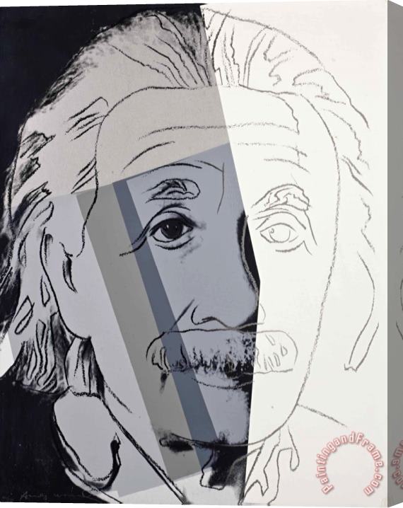 Andy Warhol Albert Einstein, From Ten Portraits of Jews of The Twentieth Century, 1980 Stretched Canvas Print / Canvas Art