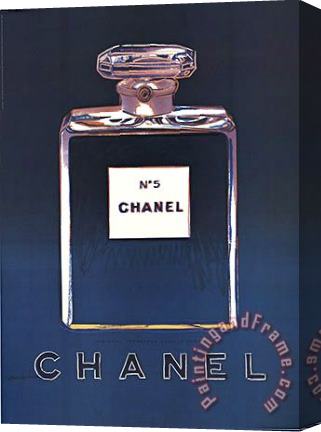 Andy Warhol Blue Chanel Stretched Canvas Painting / Canvas Art
