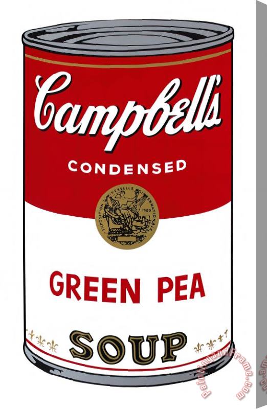 Andy Warhol Campbell S Soup I Green Pea C 1968 Stretched Canvas Print / Canvas Art