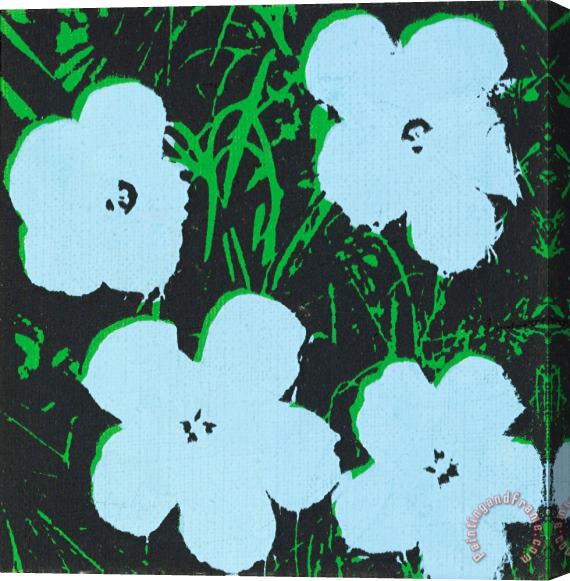 Andy Warhol Flowers Stretched Canvas Print / Canvas Art