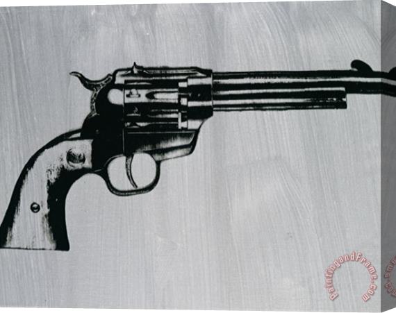 Andy Warhol Gun C 1981 Stretched Canvas Painting / Canvas Art