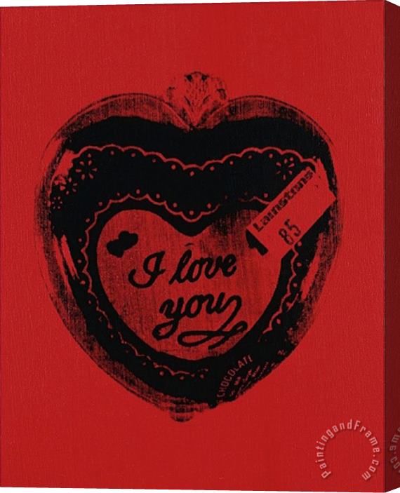 Andy Warhol Heart C 1984 I Love You Stretched Canvas Painting / Canvas Art