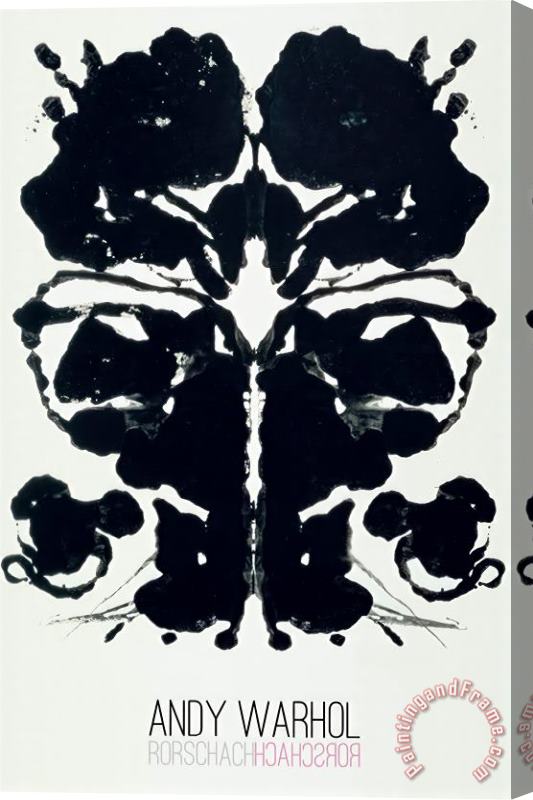 Andy Warhol Rorschach Stretched Canvas Print / Canvas Art