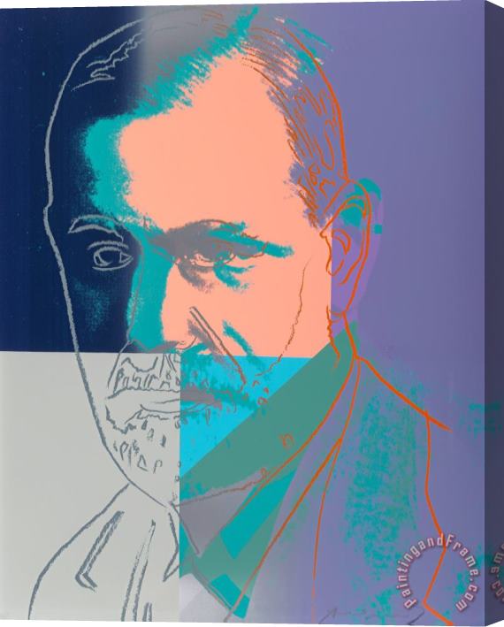 Andy Warhol Sigmund Freud, From Ten Portraits of Jews of The Twentieth Century, 1980 Stretched Canvas Print / Canvas Art