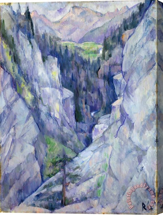 Anita Ree Ravine at Pians Stretched Canvas Painting / Canvas Art
