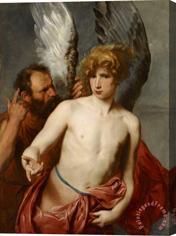 Anthonie Van Dyck Daedalus And Icarus Stretched Canvas Print / Canvas Art
