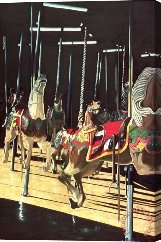 Anthony Butera Carousel Stretched Canvas Painting / Canvas Art